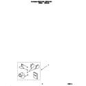 Whirlpool CSP2771AW1 dryer exhaust kit diagram