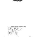 Whirlpool CSP2771AW1 dryer exhaust kit diagram