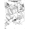 Whirlpool CSP2771AW1 upper and lower bulkhead diagram
