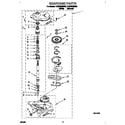 Whirlpool 7LSP9245BN0 gearcase diagram