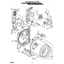 Whirlpool LGR6638DZ0 bulkhead diagram