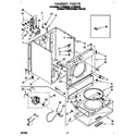 Whirlpool LET6634DQ0 cabinet diagram