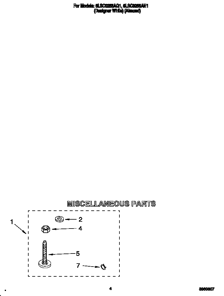 Whirlpool 6LSC9255AQ1 miscellaneous diagram