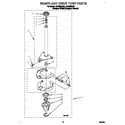 Whirlpool LST9355DZ0 brake and drive tube diagram