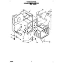 Whirlpool RF366PXDW0 oven diagram