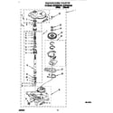Whirlpool 6LSP8255AW1 gearcase diagram