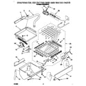 KitchenAid KUIS185DAL0 evaporator, ice cutter grid and water diagram