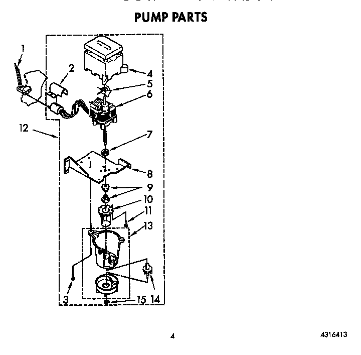 KitchenAid KUIS185S1 pump diagram