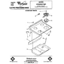 Whirlpool RF302BXVF0 cooktop diagram