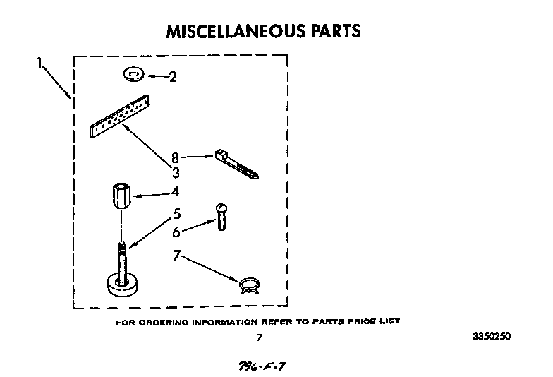 Whirlpool LA5610XTM0 miscellaneous diagram