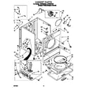 Whirlpool LGV6634DQ0 cabinet diagram