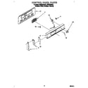 Whirlpool RF364BBDZ1 control panel diagram