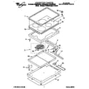 Whirlpool RC8646XDQ0 cooktop diagram