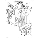 Whirlpool 3CEP2960DN0 cabinet diagram