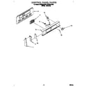 Whirlpool RF363PXDN0 control panel diagram