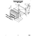 Whirlpool ET22DQRBN02 freezer door diagram