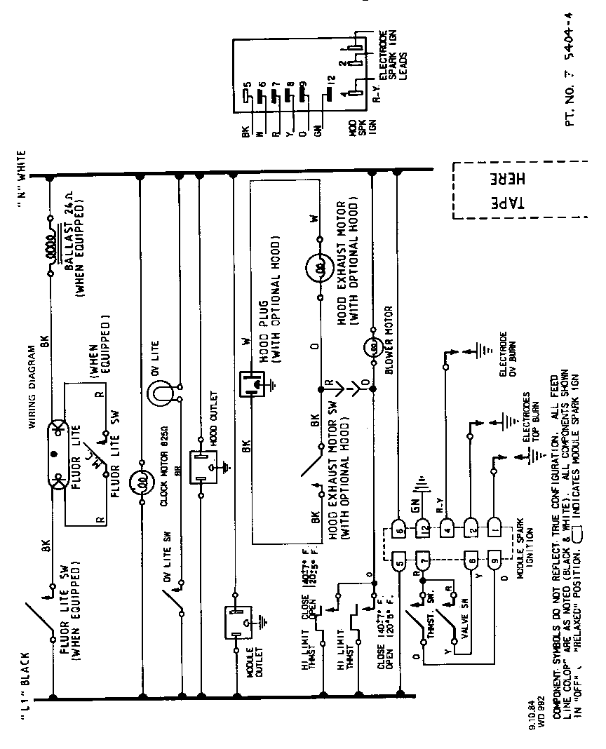 Roper 1745*0A wiring diagram diagram