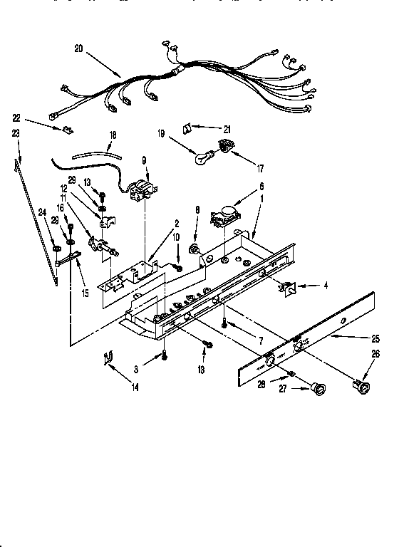 Whirlpool ED25DQXBN00 control diagram