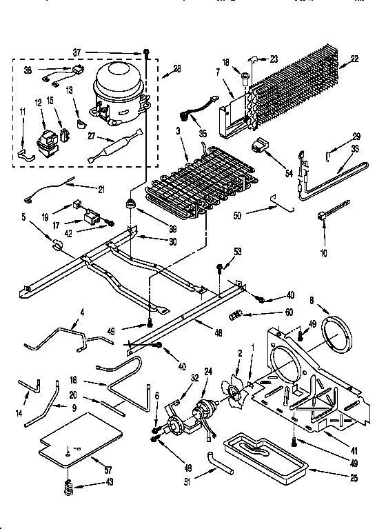 Whirlpool ET22DQRDN00 unit diagram