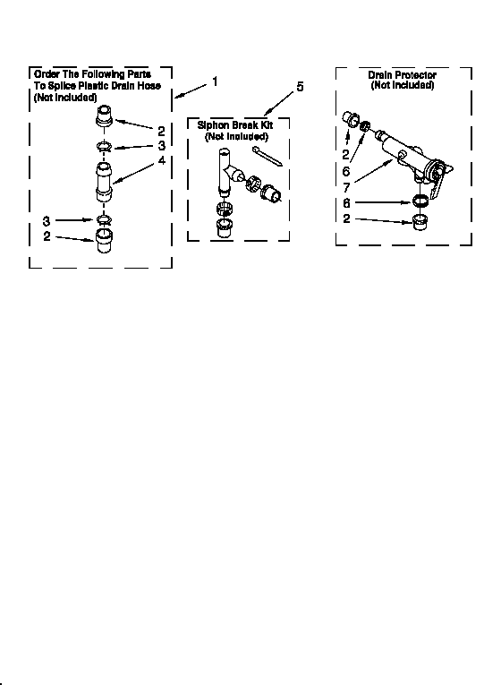 Whirlpool LBR5133AG1 water system diagram