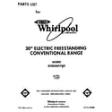 Whirlpool RF302BXVN3 front cover diagram