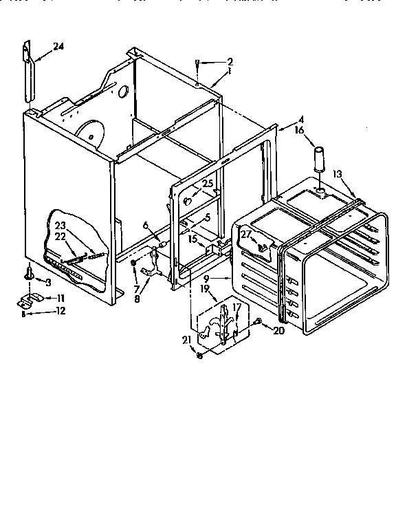 Whirlpool RF302BXVN3 oven (1) diagram