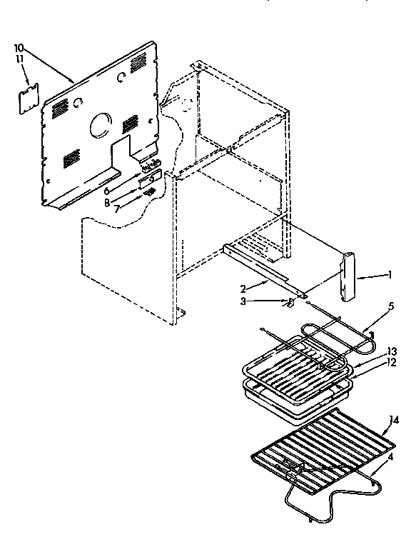 Whirlpool RF302BXVN3 oven (2) diagram