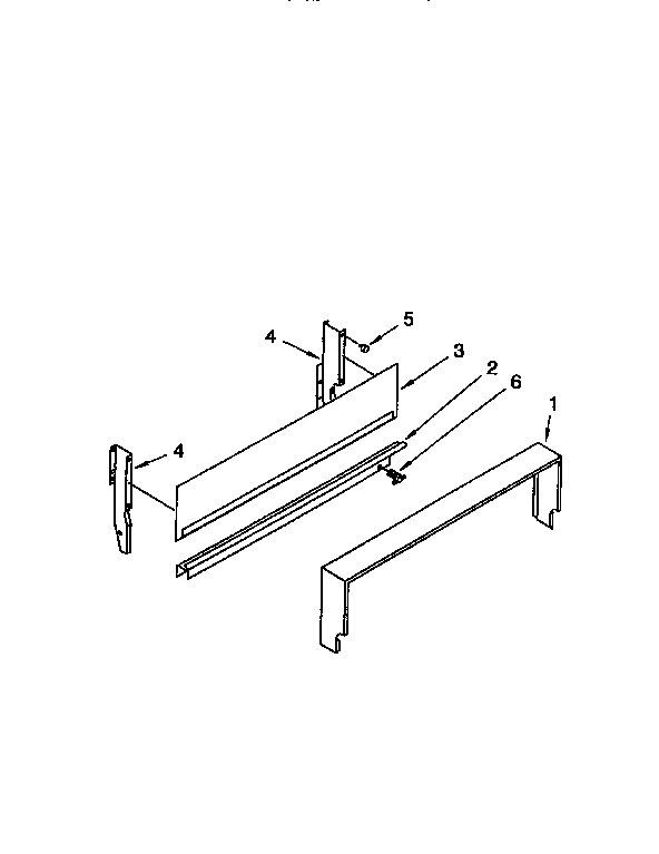 Whirlpool SF3020EWW2 backguard diagram