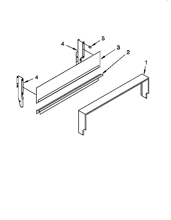 Whirlpool SF3020SWW2 backguard diagram