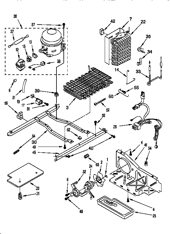 Whirlpool ED22DLXDN00 unit diagram