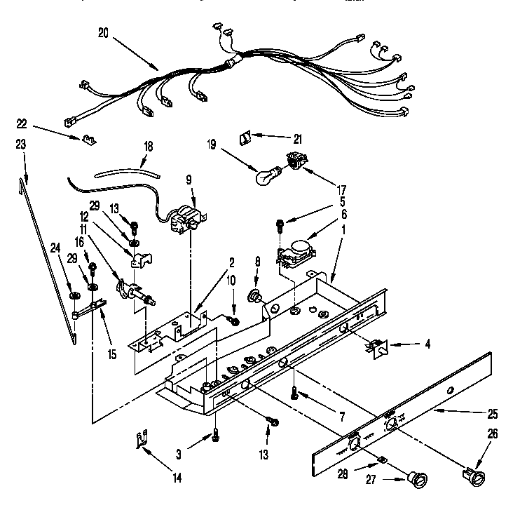 Whirlpool ED25TWXDW01 control diagram