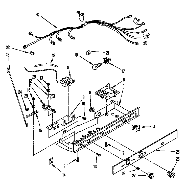 Whirlpool 8ED25DQXDW00 control diagram