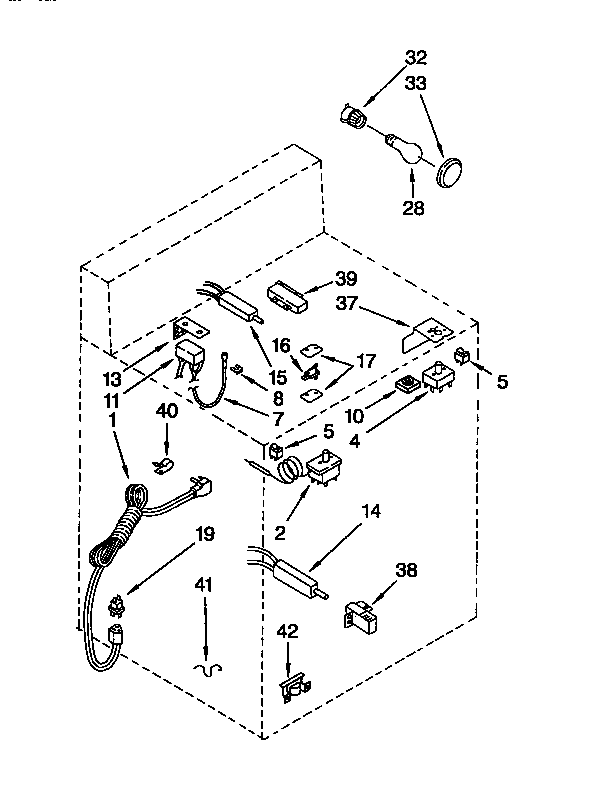 Whirlpool SF376PEWW1 oven electrical diagram