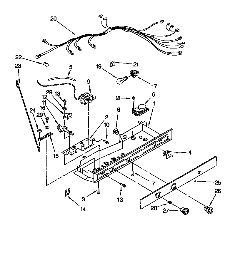 Whirlpool ED22DQXDN01 control diagram