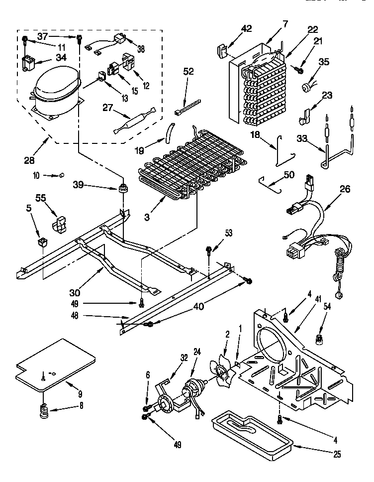 Roper RS20DKXDN01 unit diagram