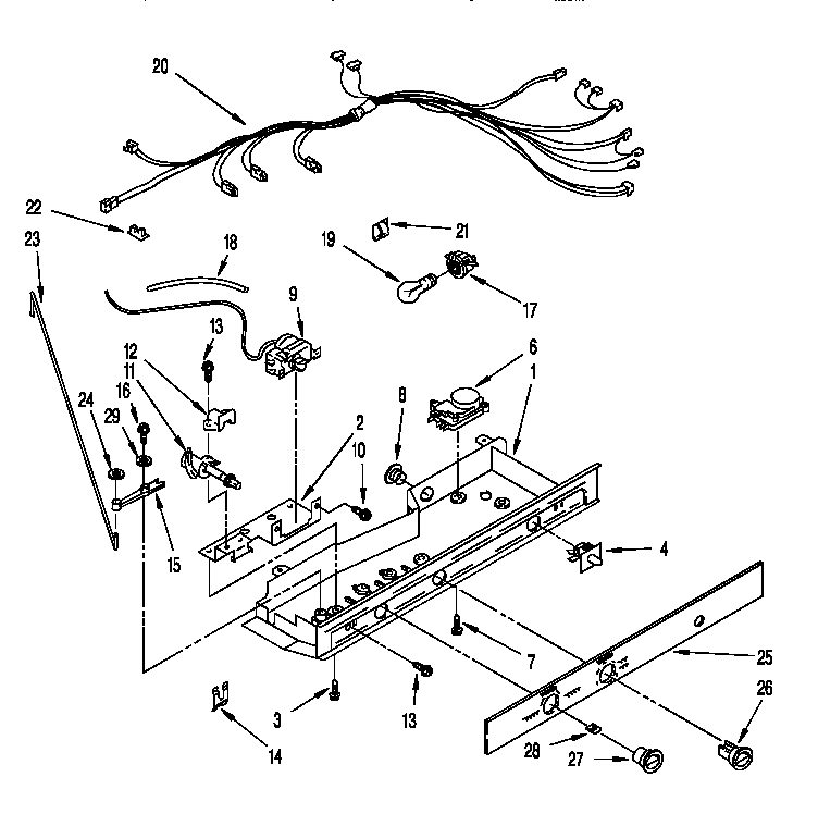 Roper RS22AWXEW01 control diagram