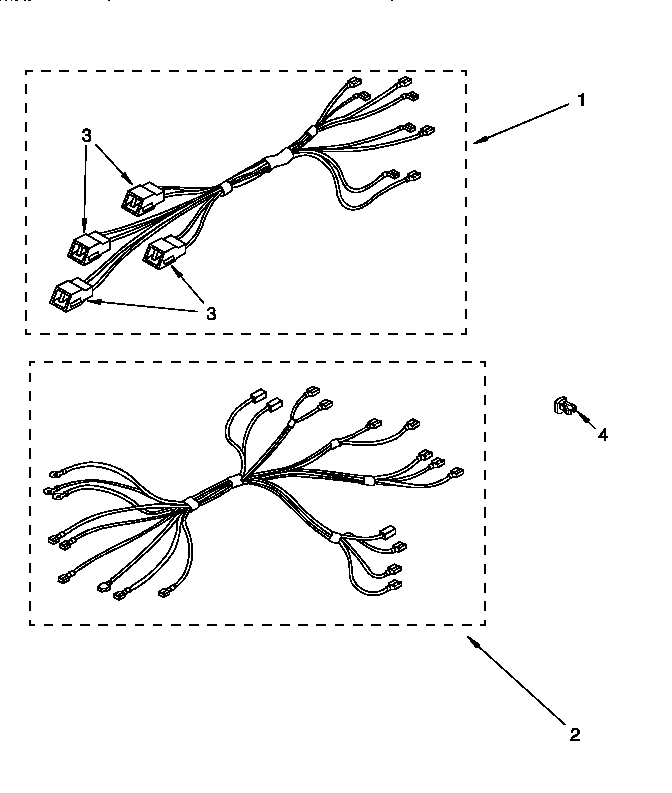 Roper FEP330BQ1 wiring harness diagram