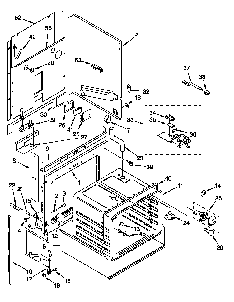 KitchenAid KDDT207BAL8 oven diagram