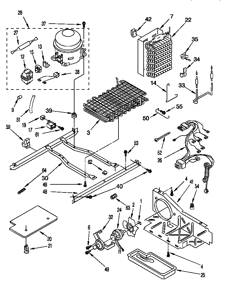 Whirlpool ED22DSXDW02 unit diagram