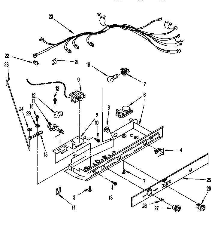 Whirlpool 8ED20ZKXDG01 control diagram