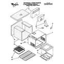 Whirlpool SF380PEWZ0 internal oven diagram