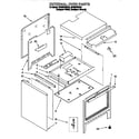 Whirlpool SF380PEWZ0 external oven diagram