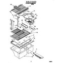 Whirlpool 3VET19ZKDW02 shelf diagram