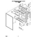 Whirlpool 3VET19ZKDW02 refrigerator door diagram