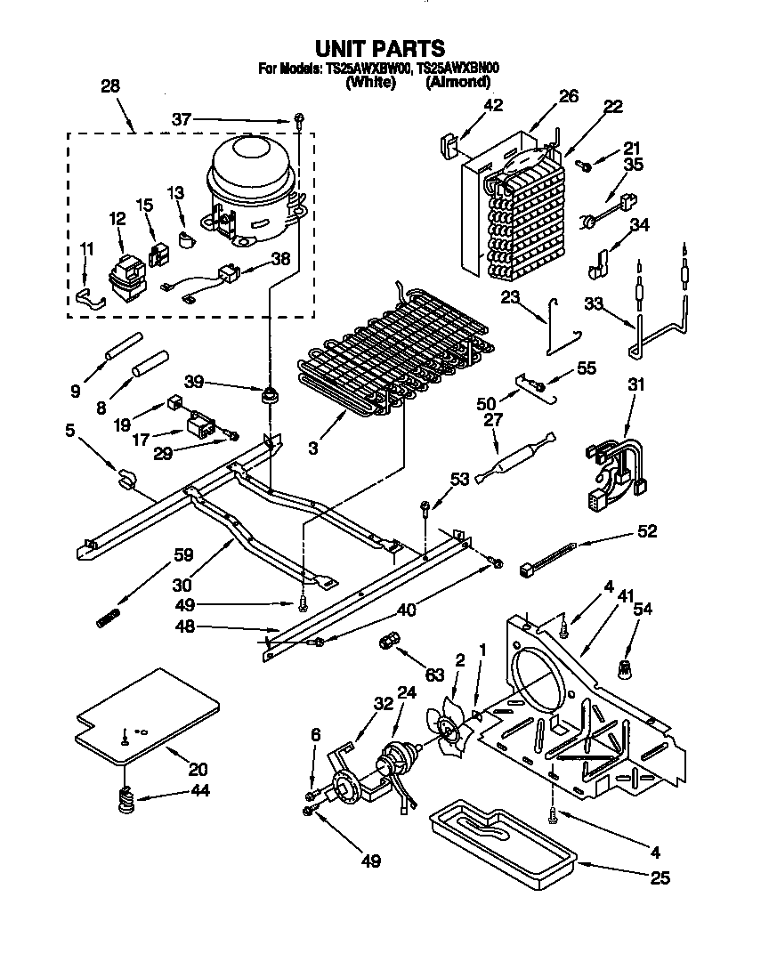 Estate TS25AWXBN00 unit diagram