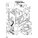 Whirlpool LGT6634DQ1 cabinet diagram