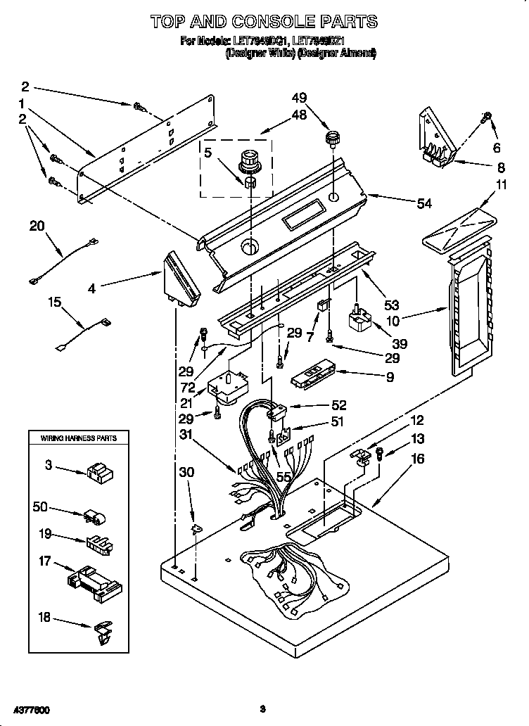 Whirlpool LET7848DZ1 null diagram