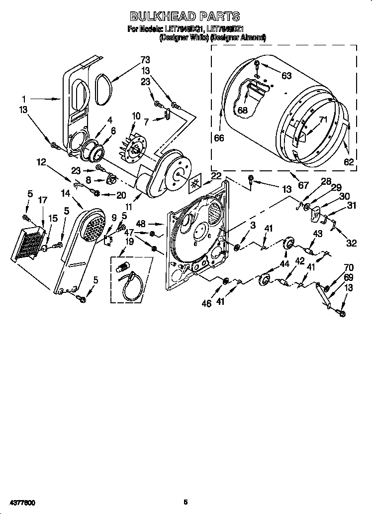 Whirlpool LET7848DZ1 null diagram