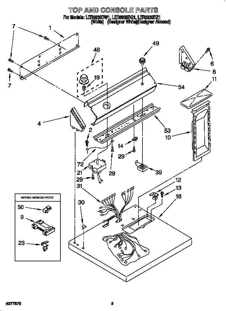 Whirlpool LER6638DQ1 null diagram