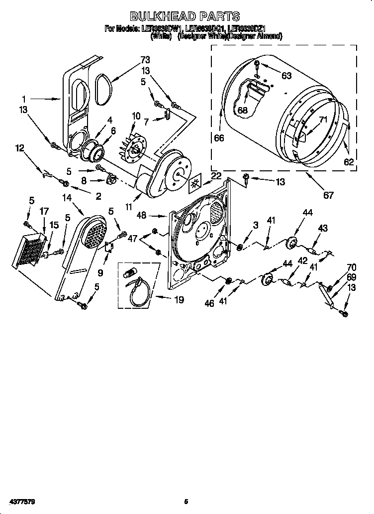 Whirlpool LER6638DQ1 null diagram